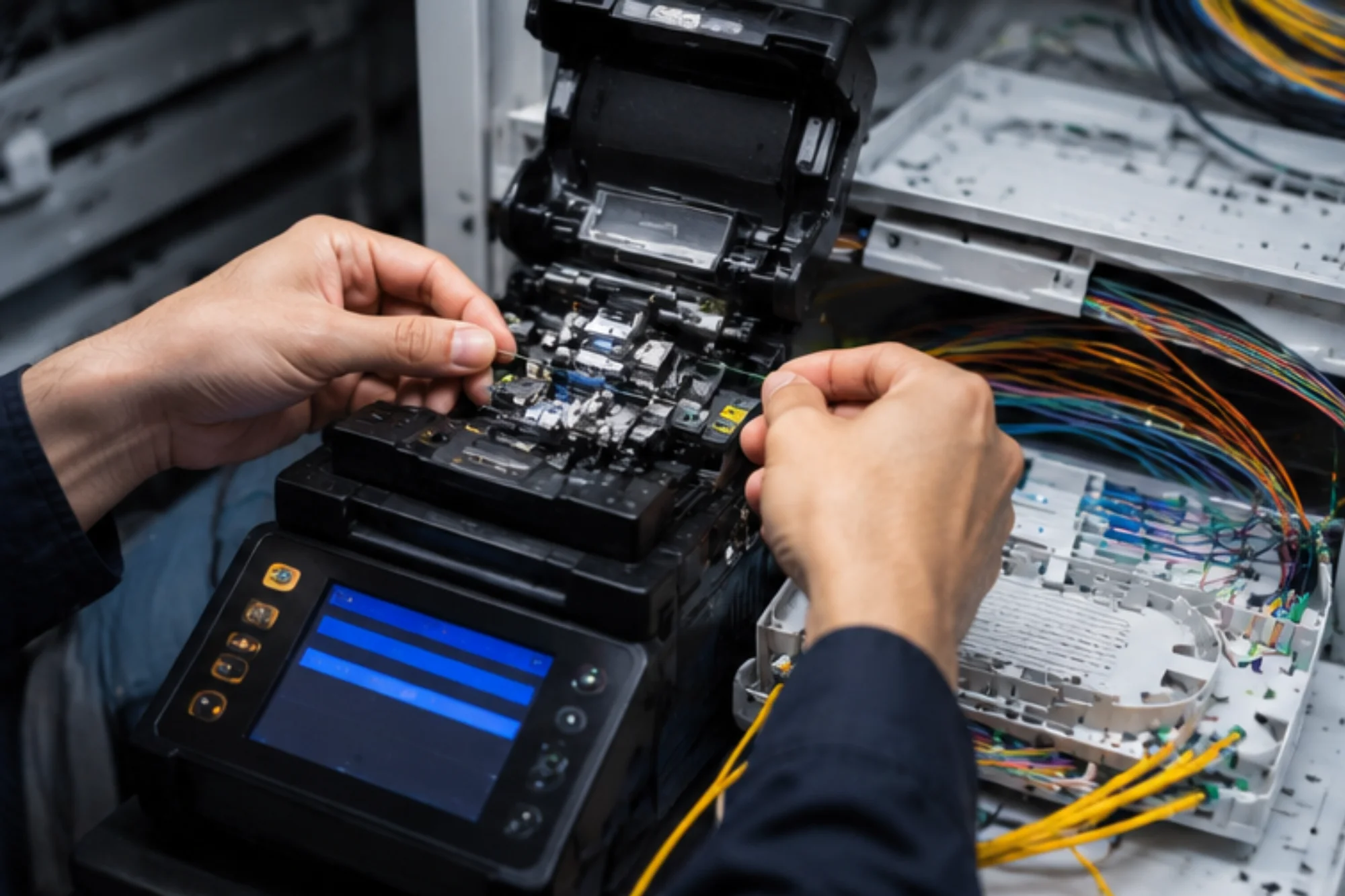 Fiber Optic Installation Testing and Splicing